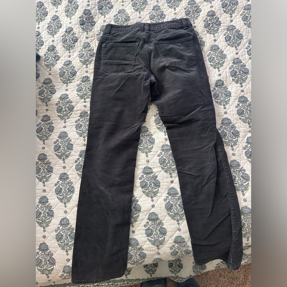 Talbots Navy Corduroy Straight leg pants